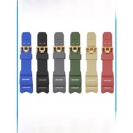 代用卡西歐大泥王GWG-1000 5463 樹脂橡膠軍綠色紅藍灰色腕帶表帶