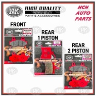 DISC BRAKE PAD (FRONT & REAR) - NAZA/ HYOSUNG - BLADE 250R/ GT 250R/ CRUISE 250 - SINGLE (1) & TWIN 