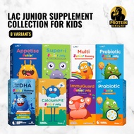 LAC Junior Supplement For Kids - Supports Immunity & Growth / Appetite booster / Multivitamin & Gut 