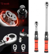 72 Tooth Ratchet Torque Wrench Adjustable Preset 1350NM for Repair 14 38 12 Inch