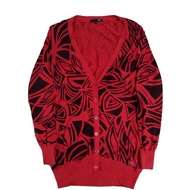 Cardigan knitwear h&t tribal y2k depop grunge gothic gothic vintage japanese style fairy core coquet