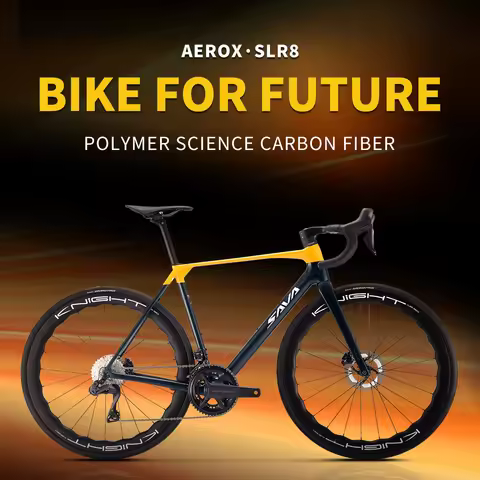 SAVA AEROX SLR8 Full Carbon Fiber Electronic Shift Road Bike Racing Road Bike 7.3kg with SHIMAN0 ULT