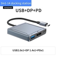 3 In1 Type C to DP Hub Adapter 8K 60Hz,PD 100W,USB 3.0 Seamless Connectivity Converter  for    Pro
