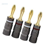 【3C】 4Pcs Wire Connector Socket Binding 4mm Banana Plug Connector Binding Post 4mm Banana Plug Elect