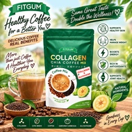 FITGUM Collagen Chia Coffee Mix Delicious Coffee Blend