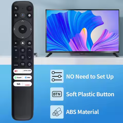 Replace RC813 FMBB Remote Control for Smart TV RC813 FMBB Remote Control