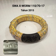 SWALLOW TUBELESS X WORM 110/70 Ring 17 ; 120/80 Ring 18 YEARS OLD