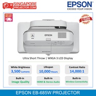 Epson EB-685W Ultra-Short Throw WXGA 3LCD Projector