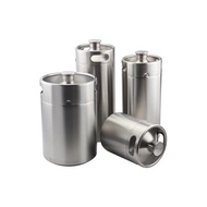 5L Home Beer Mini Keg 304 Stainless Steel Beer Keg Growler Portable Beer Bottle Making Bar Accessori
