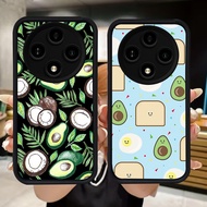 Q33 Soft Avocado Casing for Xiaomi Redmi A3X poco X7 C75 C61 X3 NFC A3 14C Pro 5G