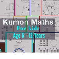 [C53] PDF Kumon Math for Kids Ages 6 - 12 Years