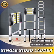 Tangga lipat ladder Heavy Duty Aluminium Extension ladder Telescopic foldable Ladder Single Sided Portable Pole Ladder