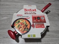 Tefal 法國特福30厘米易潔炒鍋連玻璃蓋 (電磁爐適用)