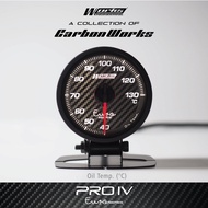 WORKS ENGINEERING Pro IV 52mm Euro Series Gauge - Engine / Transmission Oil Temperature Gauge