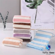 ♞Hot sale Microfiber Bimpo towel cotton face towel makapal for adult and kids hand Stripe towel 12p