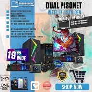 BRANDNEW DUAL PISONET INTEL I7 12700|8GB RAM DDR4 250GB SSD|ONBOARD GRAPHICS|ELSA H610M MAINBOARD|19