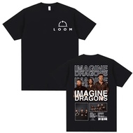 T-shirt cenderahati daripada tur Imagine Dragons Loom 2026. Pakaian lelaki, fesyen, t-shirt trend ba