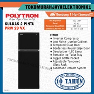 KULKAS 2 PINTU POLYTRON INVERTER BELEZA JUMBO PRW 23 VX 25 VX 29 VX GARANSI KHUSUS BANUDNG By TMJ