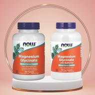 ✅READY STOCK✅Now Foods, Magnesium Glycinate, 180 Tablets / Magnesium Glycinate With BioPerine®, 180 