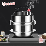 ROXUL Pressure Cooker, 0.8L/1.2L/1.6L/2L Stainless Steel Mini Pressure Pot, -Proof Uncoated Cooking 