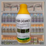 [ORIGINAL] 1L AMINE 70 NUFARM /Racun Rumpai 2,4-D/Keladi agas/Rumpai Herbicide/Setawar/Akar Ruas-rua