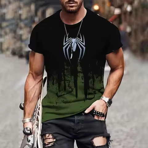 Fashion Men's Trend T-Shirts Short Sleeve Flame Series 3d Printed Street T Shirt 6XL Plus Size O-Nec