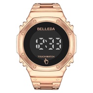Original 100% Belleda Jam Tangan Pria 9420 Rantai Digital Watch 3 ATM