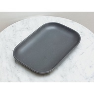 Cafe Faceted Serving Plate - Ceramic Rectangular Plate VERTIGO COUPE M