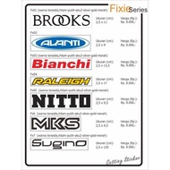 Fixie cutting sticker speda sticker