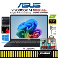 ASUS Vivobook 14 X1407QA-LY069W - Snapdragon X X1 26 100  - Qualcomm Adreno - 16GB RAM - 1TB SSD (2Y