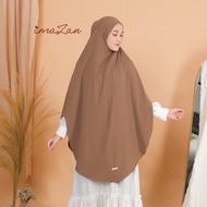 IMAZAN  Khimar Crinkle Airflow Premium Non Pad Kerudung Panjang Instan Jilbab Khimar Instan Syari Ju