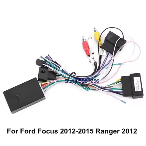 16 PIN Wiring Harness Canbus Decoder Box Raise FD-RZ-10/60 For Ford Focus 12-15 Ranger B-MAX C-MAX T