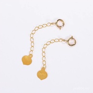 Color Gold Gold Tail Necklace Chain Bracelet Gold Accessories K Bead Chain Extended Rose Gold 18K Go