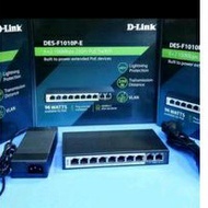 Dlink DES F1010P-E Poe Switch 8-Port 100mbps