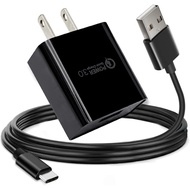 10FT 18W QC3.0 Type -C Charger Cable for Samsung Galaxy Tab A9, A9+ Plus, Galaxy Tab S6 Lite, Tab A7