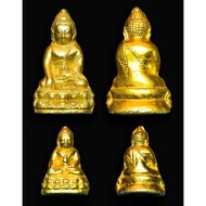 Phra Kring Phra Chaiwat Set Box  真金箔药师佛一套2尊 2543Be（2000年制作） Wat Suthat（著名制作药师佛庙）