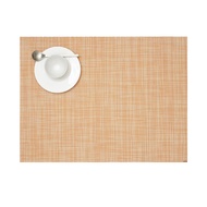 [Chilewich] Fine Basket Net Weaving Mini Straw Weave 36 X 48M Placemat (Melon Orange)