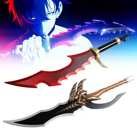 24inch Solo Leveling Arise Katana Mizushino Sword Anime Cosplay Prop Ninja Knife Real Size Japanese 