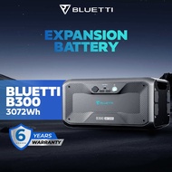 BLUETTI B300 Portable Power Station 3072Wh LiFePO4 Expansion Battery AC Solar Generator