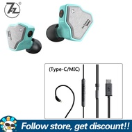 หูฟังไดรฟ์เวอร์ไดนามิก7Hz Salnotes Zero เพลง HiFi 10มม. หูฟัง IEM ชุดหูฟังเล่นเกมวิ่งกีฬา N52แม่เหล็