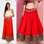 Jodha skirt Indian lace embroidered skirt/ (Embroidered Motif below sent according to stock YANG rea