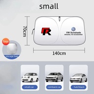 Car Sunshade Windshield Cover Front Windshield Sun Shade Visor Cover Sun-Proof And Heat-Proof For Vo