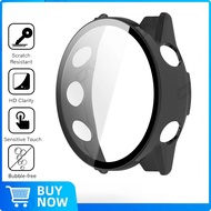 Glass+Case for Garmin Forerunner 970 570 42mm 47mm Tempered Glass Screen Protector & Hard PC Protect