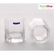 LUMINARC GLASS GLASS OCTIME OctagonalLuminarc 200ML | AESTHETIC GLASS | CAFE GLASS | WINE GLASS