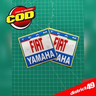 Cutting sticker - Yamaha FIAT Team cutting sticker - Yamaha FIAT Team sticker - Motorcycle, car, and