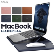 【多機能】MacBook スリーブ スタンド MacBookカバー マグネット 高級 レザー MacBook保護カバー M4 MacBook Air オシャレ カワイイ 撥水 マウスパッド Mac B