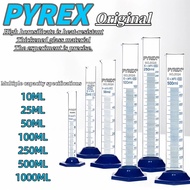 The glass graduated cylinder Glass measuring cylinder multiple sizes two styles scale