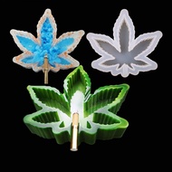 xfcbfDIY Weed Ashtray Silicon Mold for UV Resin Epoxy Home Decorations Craft Maple Leaf Mold