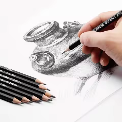 Drawing Sketching Pencil Professional Wooden Graphite Office School Pencil 12B 10B 8B 7B 6B 5B 4B 3B