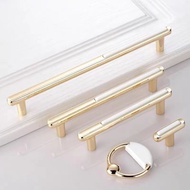 Large Wardrobe Handle European White Cabinet Door Handle Cabinet Drawer Cabinet Small Handle Light Luxury Gold Modern Simple